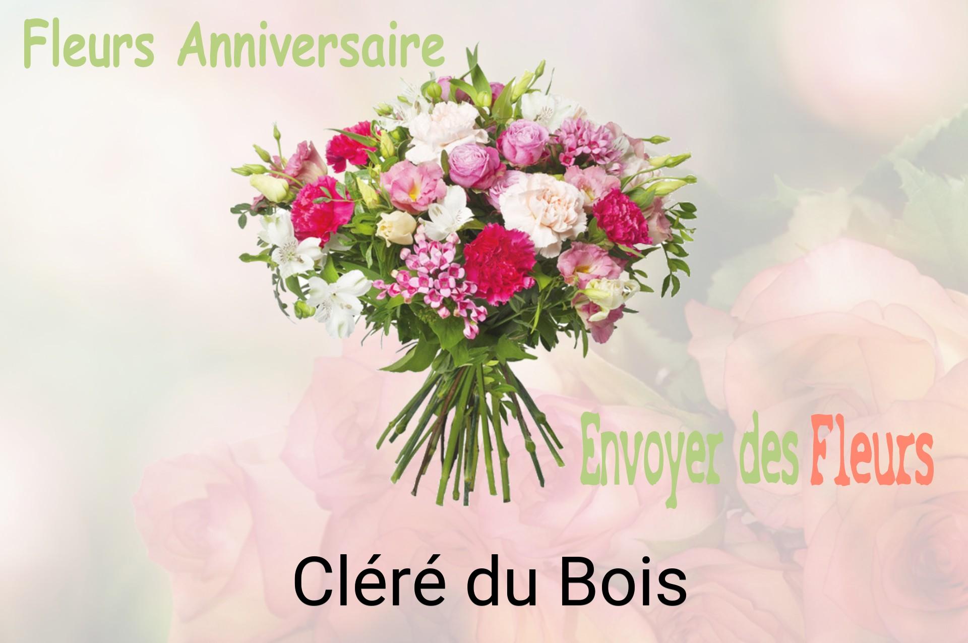 Bouquet de fleurs d’anniversaire livré à Cléré-du-Bois